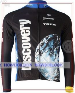 Discovery Channel Long Sleeve Cycling Jersey Bike Shirt Racing Size s