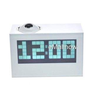  Design Large LED Projection Digital Alarm Table Desktop Clock W