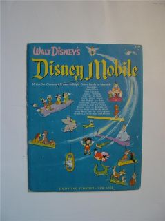 Walt Disneys 1955 Disney Mobile Envelope Unused