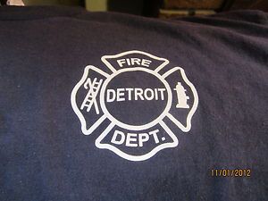 DETROIT FIRE DEPARTMENT Engine 29 Delray Toys For Tykes 2008 T Shirt