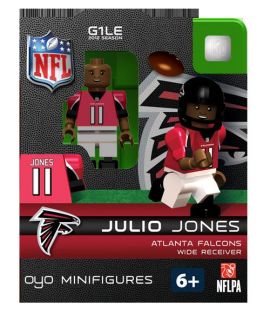  Jones OYO Mini Fig Figure Lego Compatible Atlanta Falcons NIP