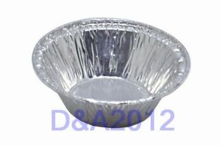125pcs Disposable Aluminum Foil Baking Cups Tart Pan Cupcake Cases