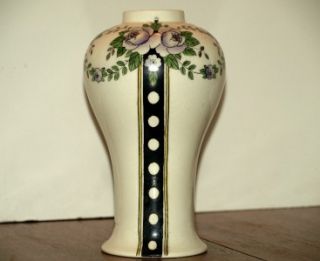 Early Devon Ware Fieldings Crown Devon Art Deco Beautiful Cedric Vase