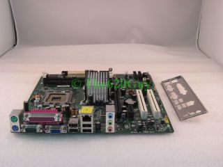 Intel D945GCCR microATX Socket LGA775 800MHz Motherboard + I/O Plate