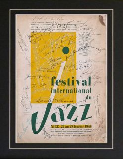 Louis Armstrong Django Reinhardt 23 Jazz Autographs