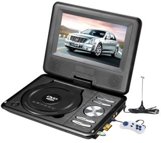 inch Portable DVD DIVX Player with TV USB Card Reader Games Radio