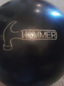 Hammer Map Black Bowling Ball 14 Lbs