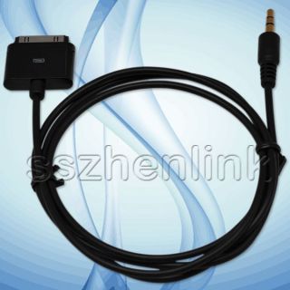 ipod dock cable end male to 3 5mm cable aux input