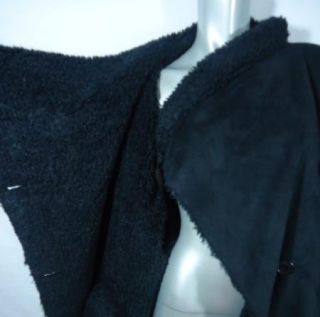 DKNYC Woman Continuous Faux Fur Coat BLACK 3X nwt