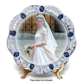 Royal Bride The Princess Kate Middleton Jeweled Collector Plate