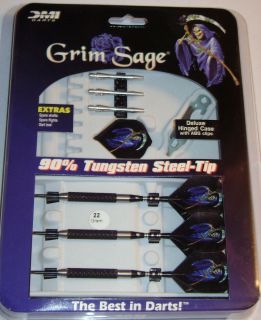 DMI Sports Grim Sage 90 Tungsten Steel Tip Darts 22 Gram
