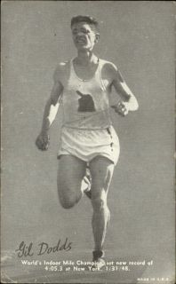 Gil Dodds Runner Athlete Sports Mutoscope Postcard