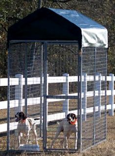 ShelterLogic Modular Dog Kennel w Cover 8 x 4 x 710