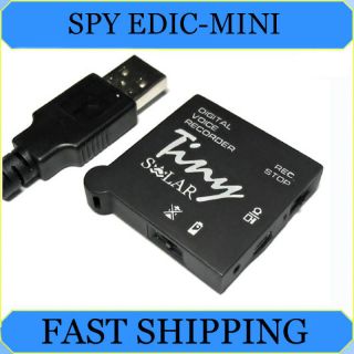  Spy Works Forever Edic Mini Solar 300hr Voice Tiny