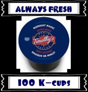 100 Keurig K Cups Coffee People Timothys More K Cup