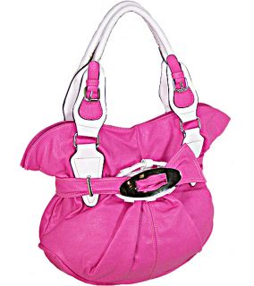 Designer Inspired Leather Handbag Purse Bag Belt Tote