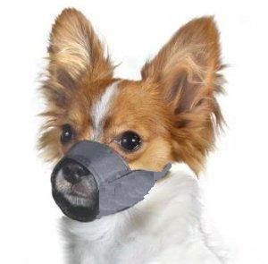 Dog Grooming Muzzle Nylon No Bark Biting Small Size 1