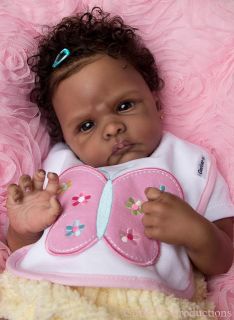 Vinyl Reborn Baby Doll Kit Winnie by Emily Jameson AA African American