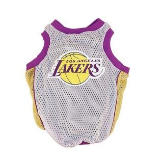 Dog Basketball Jersey Los Angeles Lakers NBA Licensed XXS to XL