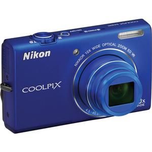 Nikon Coolpix S6200 Digital Camera (Blue)   Factory Refurbished