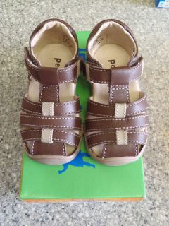 Jumping Jacks Sand Dollar Brown Shoes Sandals Infant Unisex Size 5M