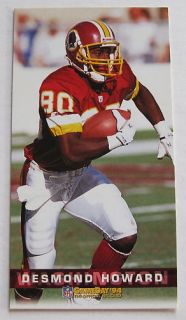 1994 NFL Gameday Desmond Howard Redskins Card No 411