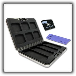 Universal Digital Memory Card Case Aluminum Silver for XD Card Memory
