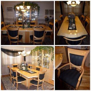 Piece Dining Room Set Blonde Wood Pick Up Only