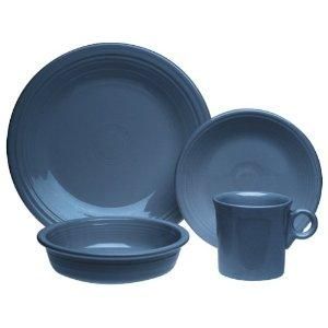 fiesta 4 piece dinnerware place setting new in open box product