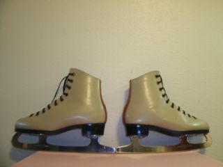 Dominion Leather Figure Skating Ice Skates Size 8 Womens 6 5 MenS