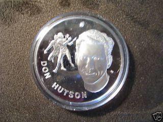 72 Franklin Mint Silver Coin Don Hutson Green Bay Packers University