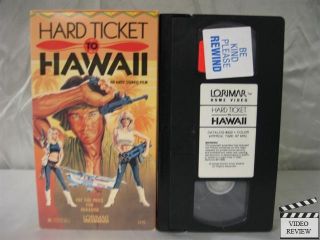 Hard Ticket to Hawaii VHS Ronn Moss, Dona Spier