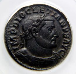 284 to 305 AD AVF Follis Roman Diocletian 284 to 305 AD CGS F 35
