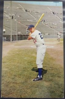 Don Zimmer 1959 Los Angeles Dodgers Post Card Postcard