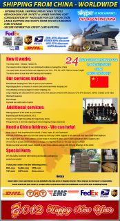  in China for DHL EMS Fed EX Save Time Fast Shipping to USA 1kg