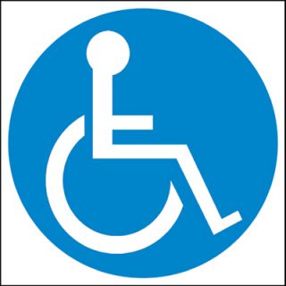 Disabled Disability Wheelchair Car Window Sticker