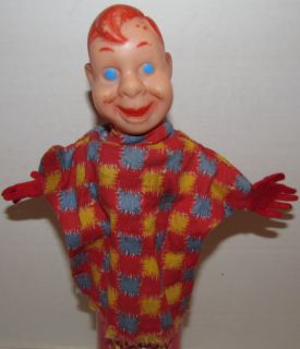 howdy doody hand puppet measures about 7 1 2 inches long light paint