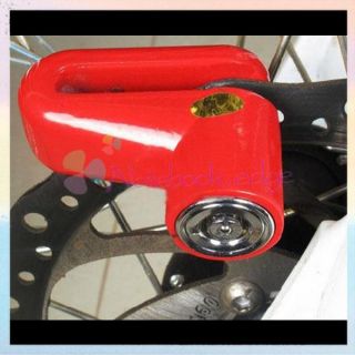Motorcycle Bike Bicycle Disc Brake Rotor Security Lock 2 Keys Cycle