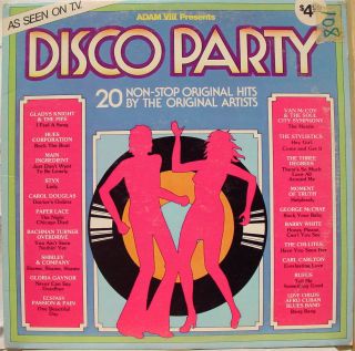 Various Disco Party LP VG A 8021 Vinyl 1975 Record Funk Comp Adam VIII