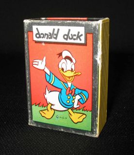 Vintage 1946 Mini Disney Card Game Donald Duck Vol 1 Russell Mfg.