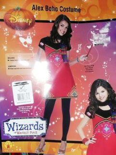 Disney Girls Teen Wizards of Waverly Place Alex Boho Dress Costume L