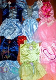 Disney Princess DRESS UP costume lot sz 4 5 6 Snow White Cinderella