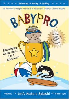 Babypro Lets Make A Splash Swimming Surfing Diving DVD