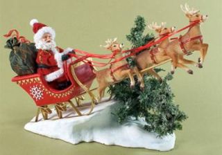 Clothtique on Donner on Blitzen Santa Sleigh Reindeer