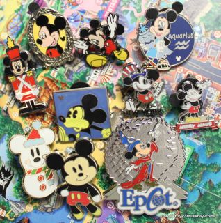 Mickey Mouse pin lot of 10 Disney pins