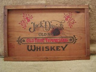  Wooden Jack Daniels Whiskey Sign  Antique Old Brewery Distillery 6607