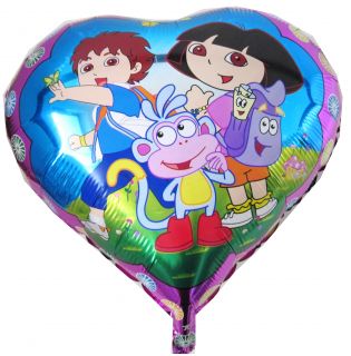 This Dora the Explorer and Go Diego Go foil balloon measures approx