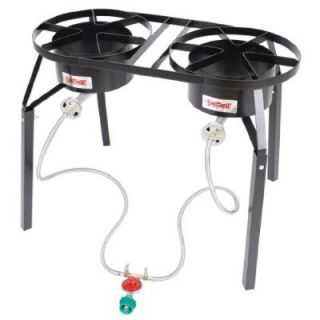 Bayou Classic Gas Double Burner Outdoor Cooker Camping Propane Stove
