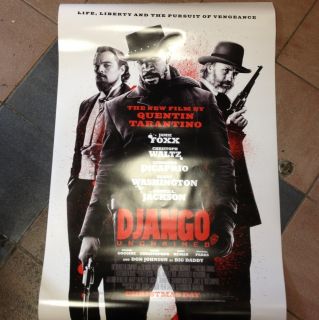 Django Unchained Movie Poster Tarantino D S