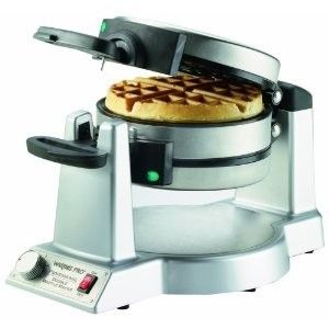 New Waring Pro Homemade Double Belgian Waffle Maker
